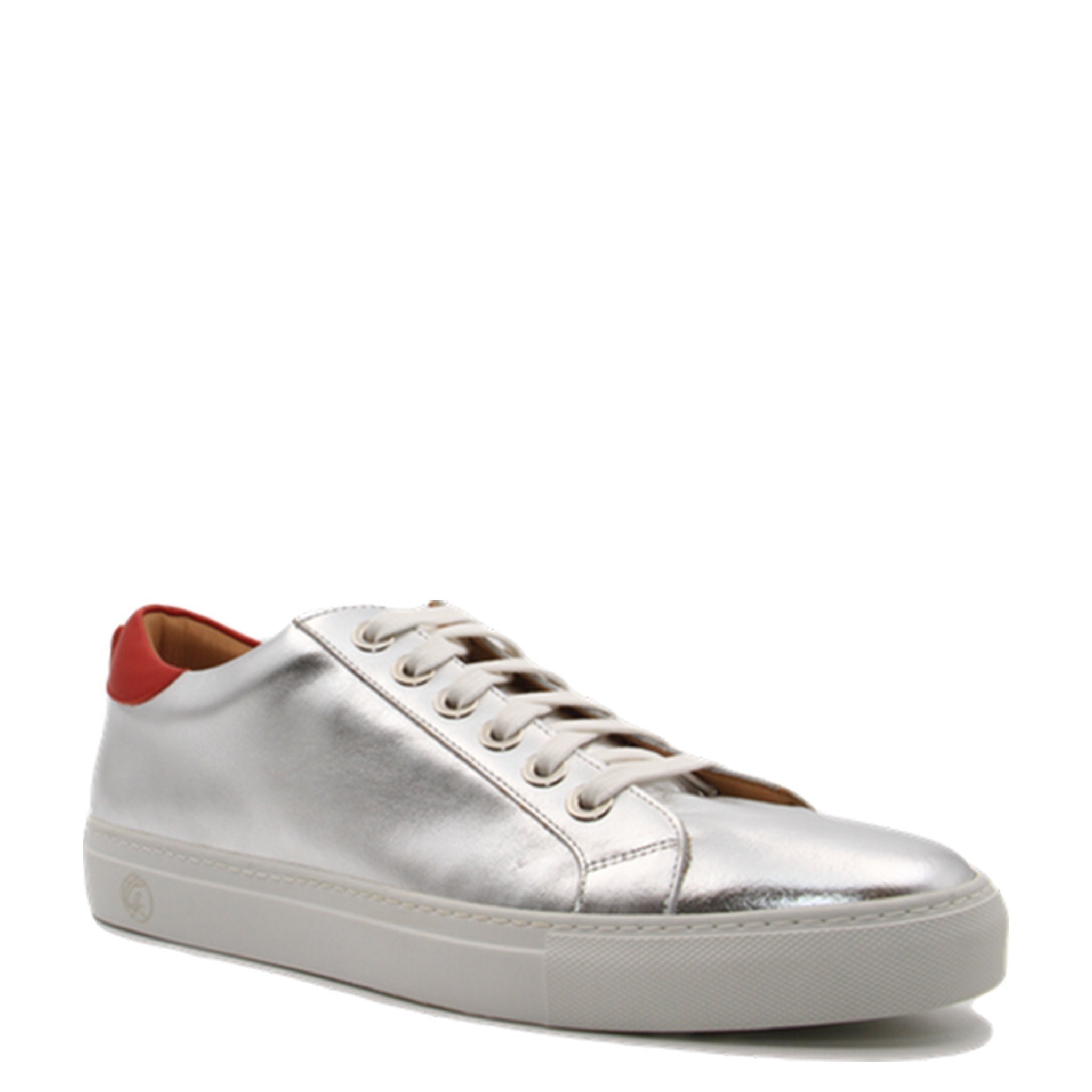 No Limits Low Silver | Red | Leather | Limited Edition - Giuliano Galiano | Handcrafted Luxury Sneakers Made In Italy