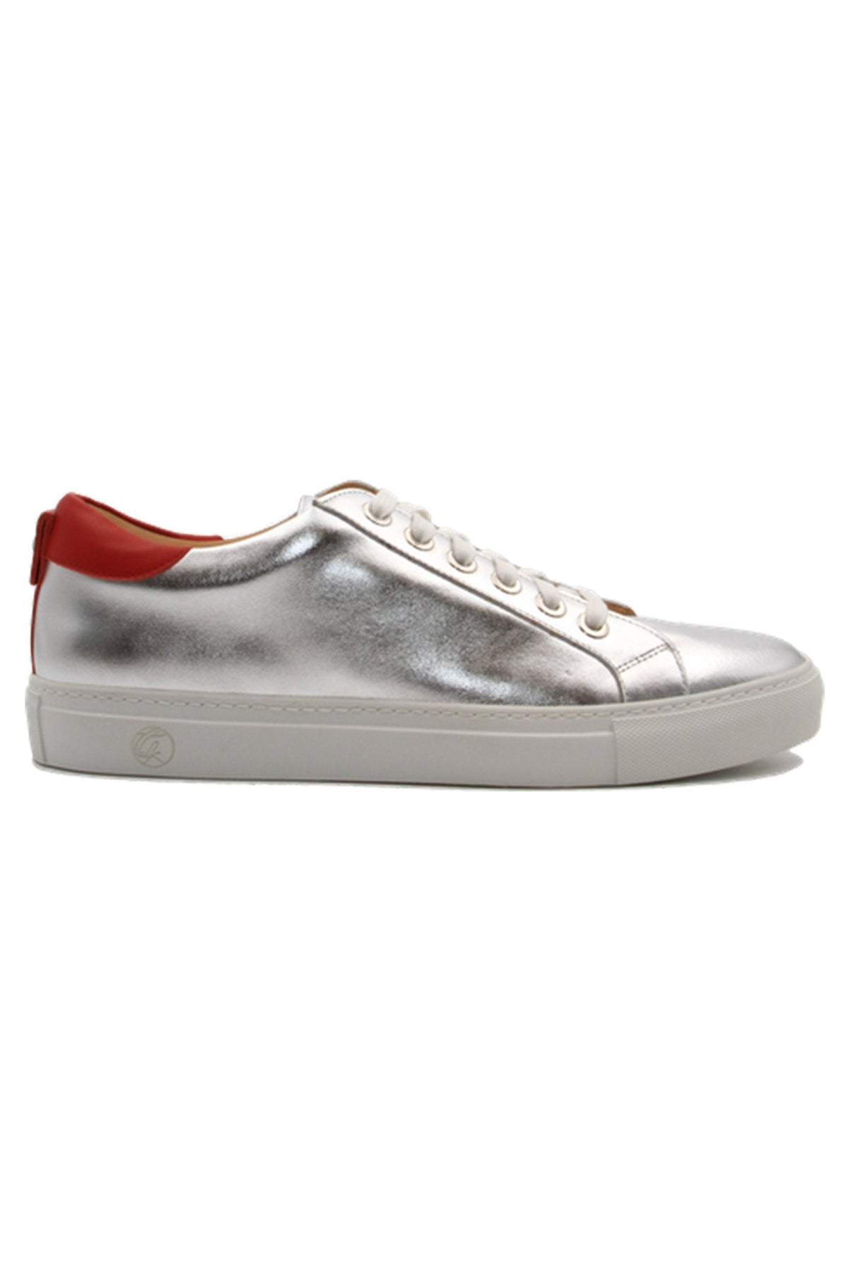 No Limits Low Silver | Red | Leather | Limited Edition - Giuliano Galiano | Handcrafted Luxury Sneakers Made In Italy