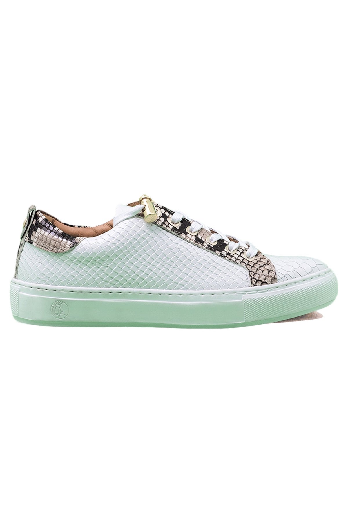 No Limits Low | White | White | Python | Limited Edition - Giuliano Galiano | Handcrafted Luxury Sneakers Made In Italy