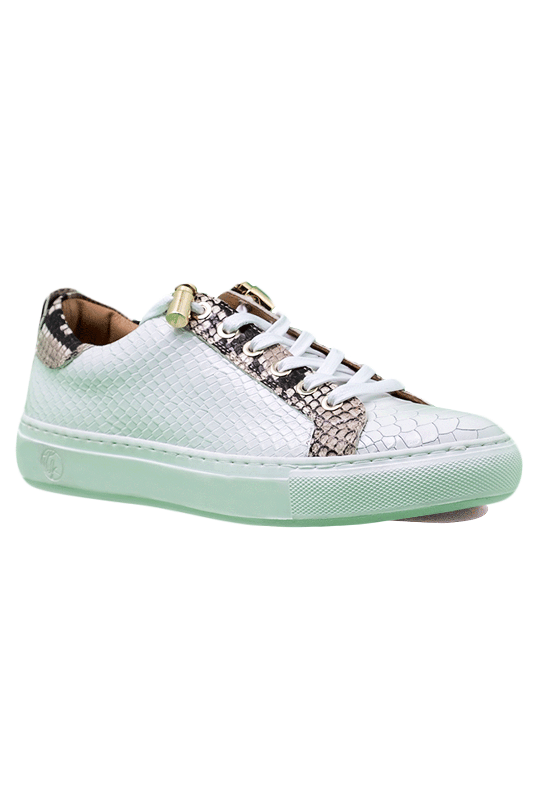 No Limits Low | White | White | Python | Limited Edition - Giuliano Galiano | Handcrafted Luxury Sneakers Made In Italy
