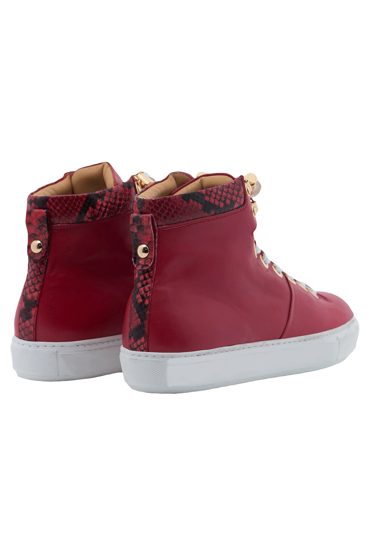 No Limits Red | Red | Leather | Limited Edition - Giuliano Galiano | Handcrafted Luxury Sneakers Made In Italy
