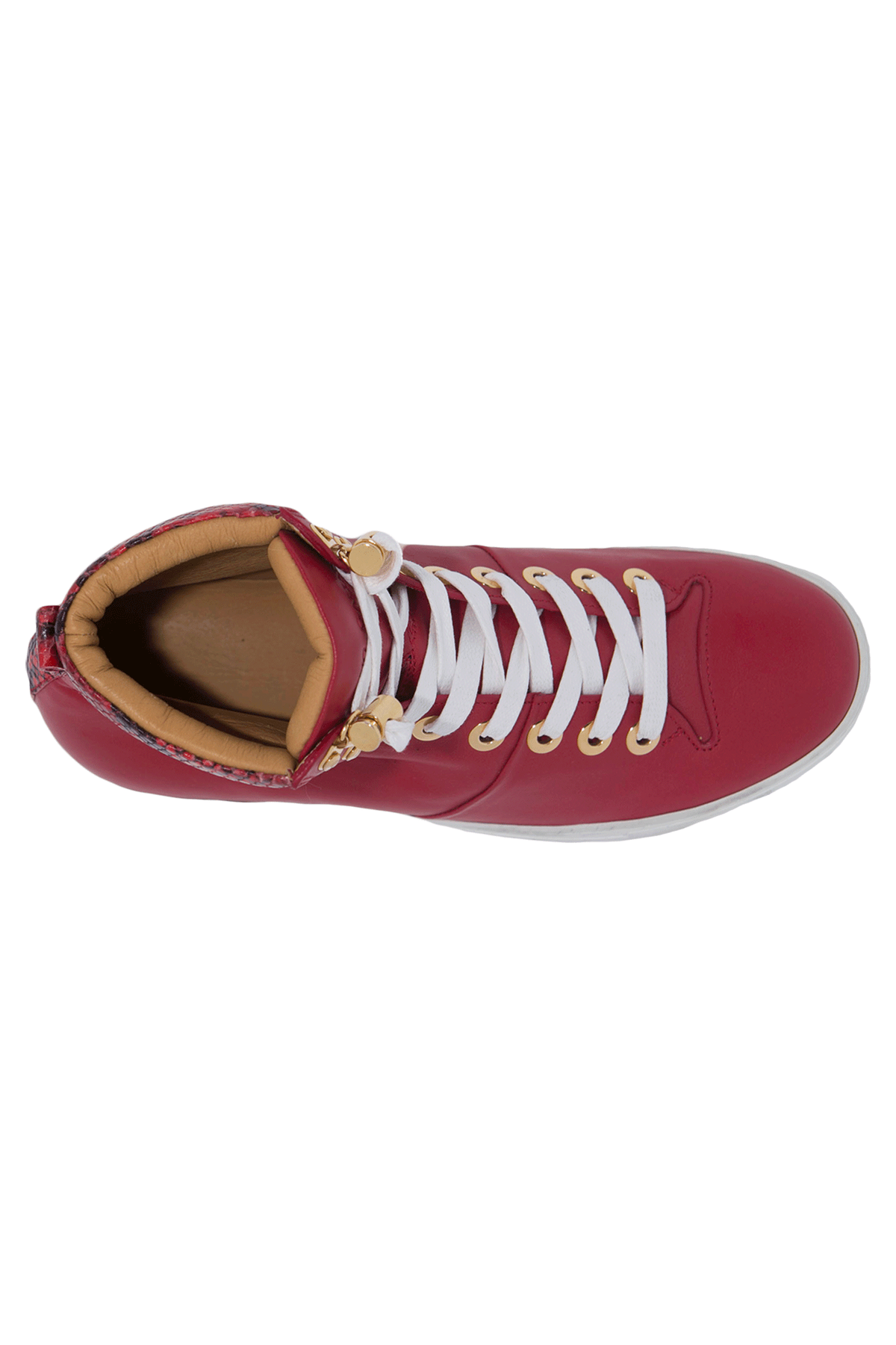 No Limits Red | Red | Leather | Limited Edition - Giuliano Galiano | Handcrafted Luxury Sneakers Made In Italy
