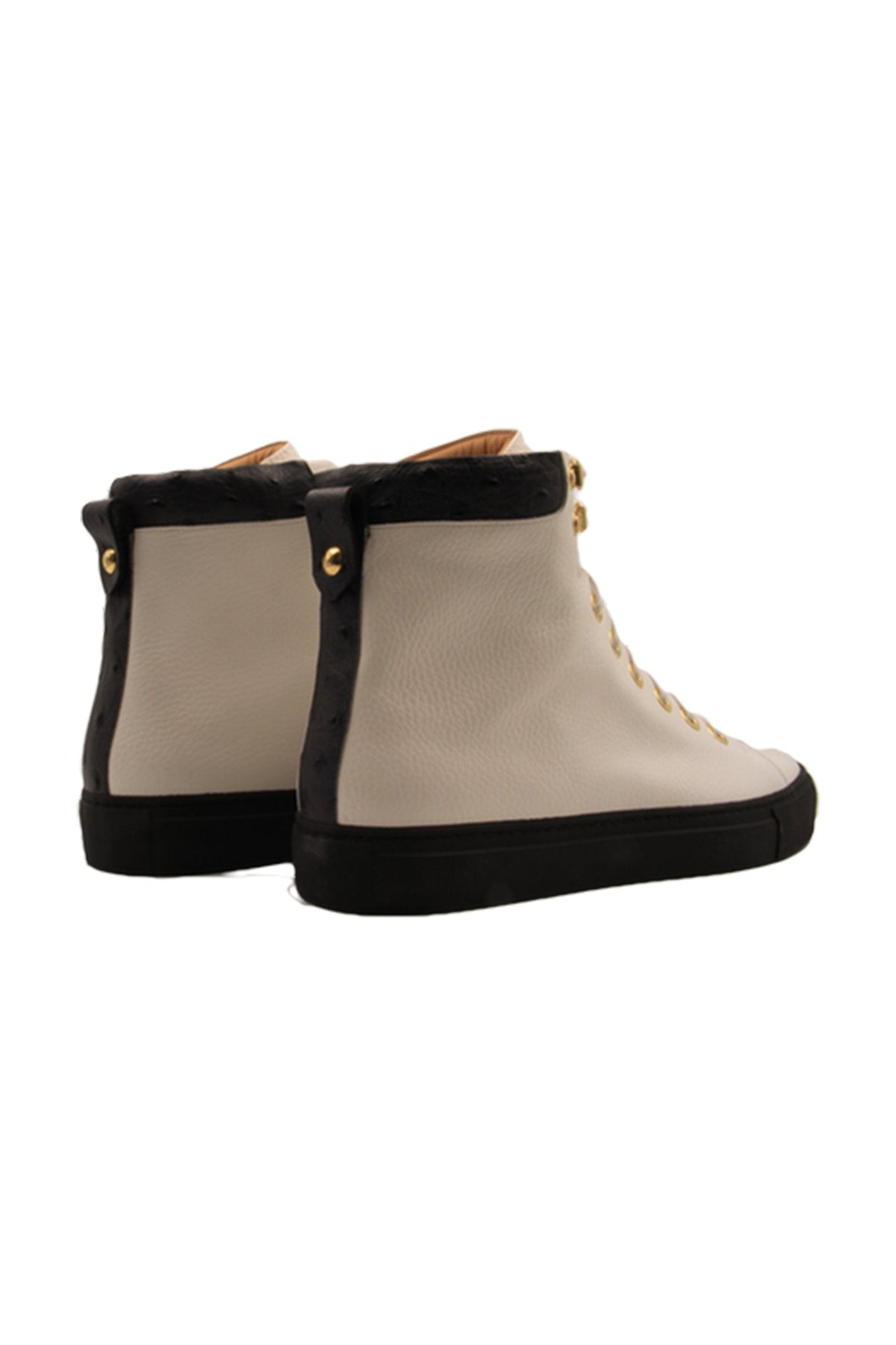 No Limits White | Black | Leather | Limited Edition - Giuliano Galiano | Handcrafted Luxury Sneakers Made In Italy