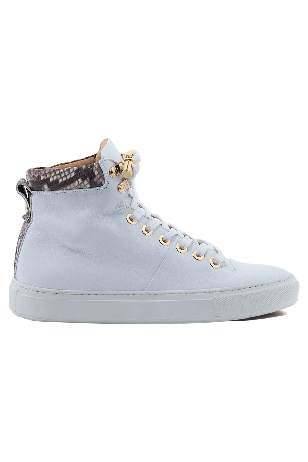 No Limits White | Grey | Leather | Limited Edition - Giuliano Galiano | Handcrafted Luxury Sneakers Made In Italy