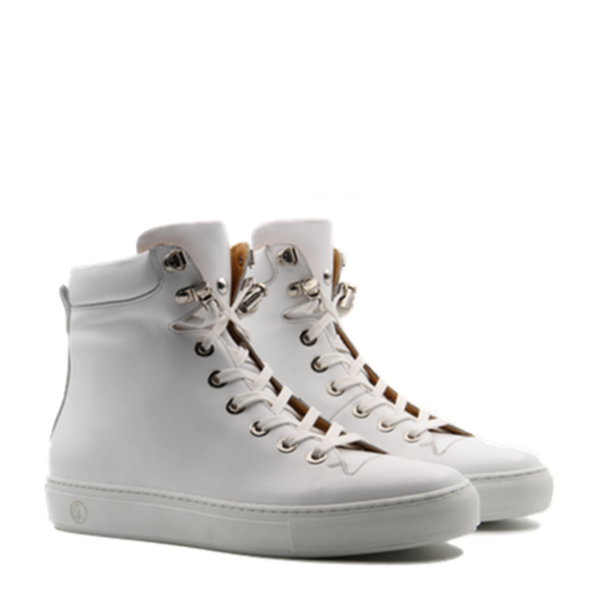 No Limits White | White | Nappa | Limited Edition - Giuliano Galiano | Handcrafted Luxury Sneakers Made In Italy