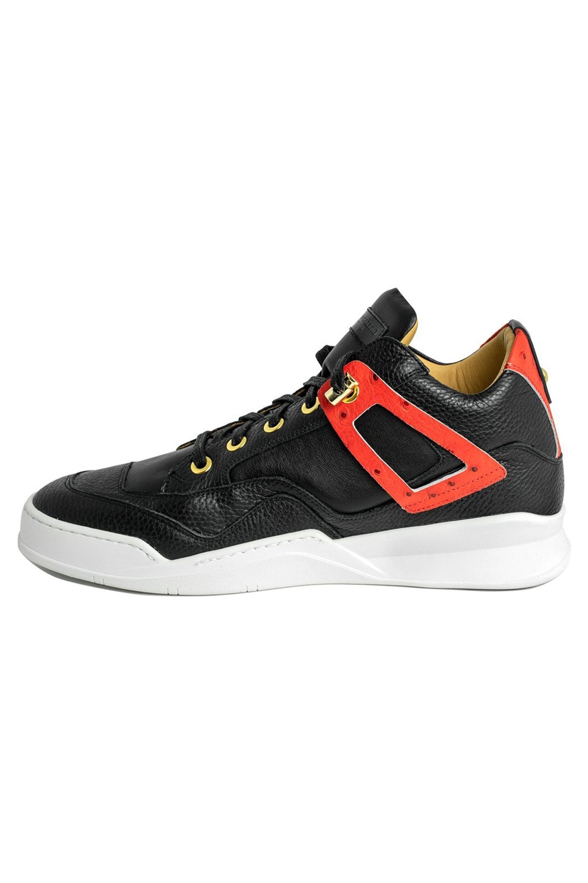 Power White | Red | Leather | Limited Edition - Giuliano Galiano | Handcrafted Luxury Sneakers Made In Italy