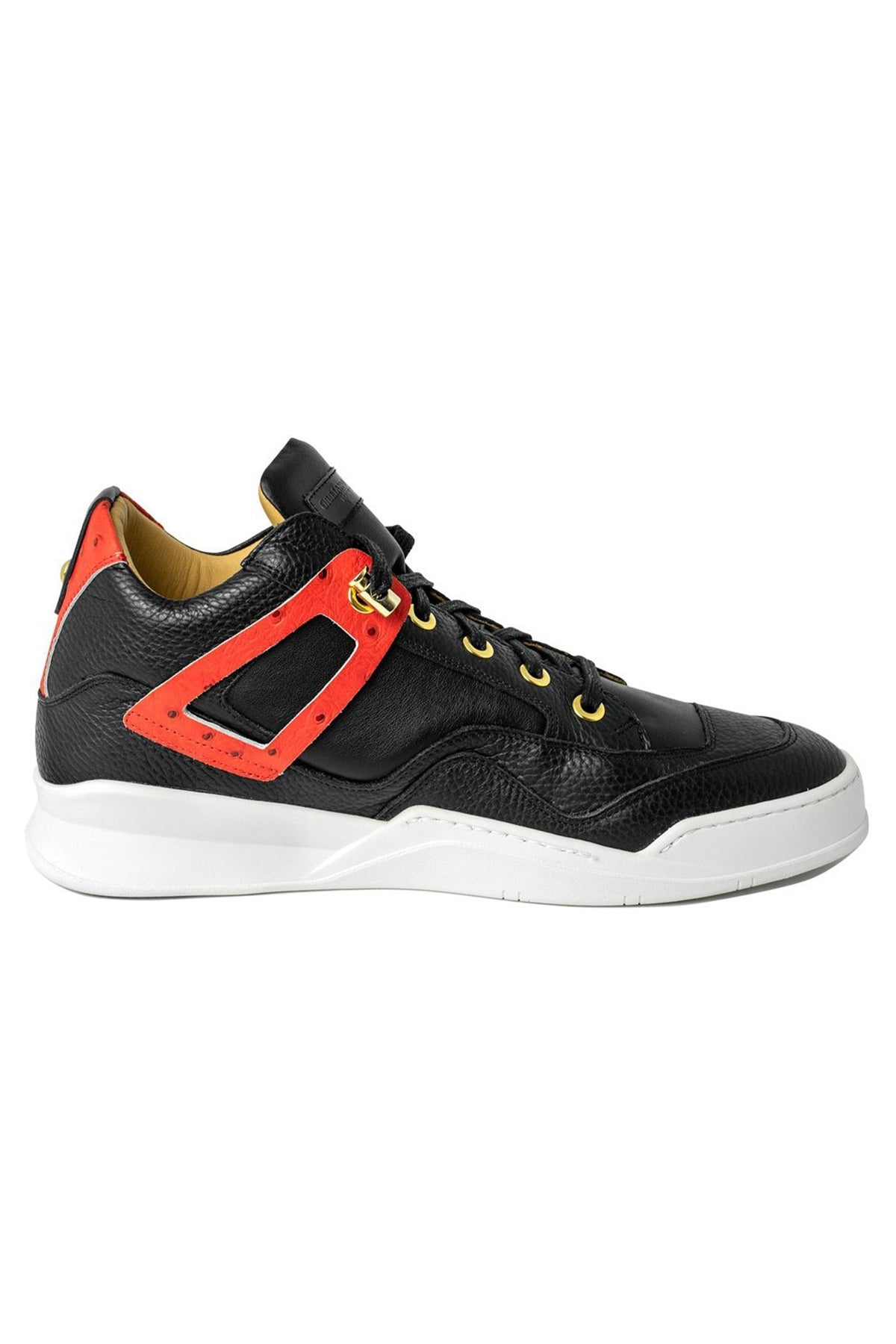 Power White | Red | Leather | Limited Edition - Giuliano Galiano | Handcrafted Luxury Sneakers Made In Italy