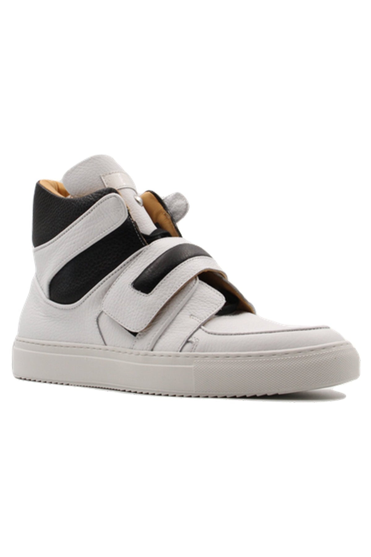 Roma White | Black | Leather | Limited Edition - Giuliano Galiano | Handcrafted Luxury Sneakers Made In Italy