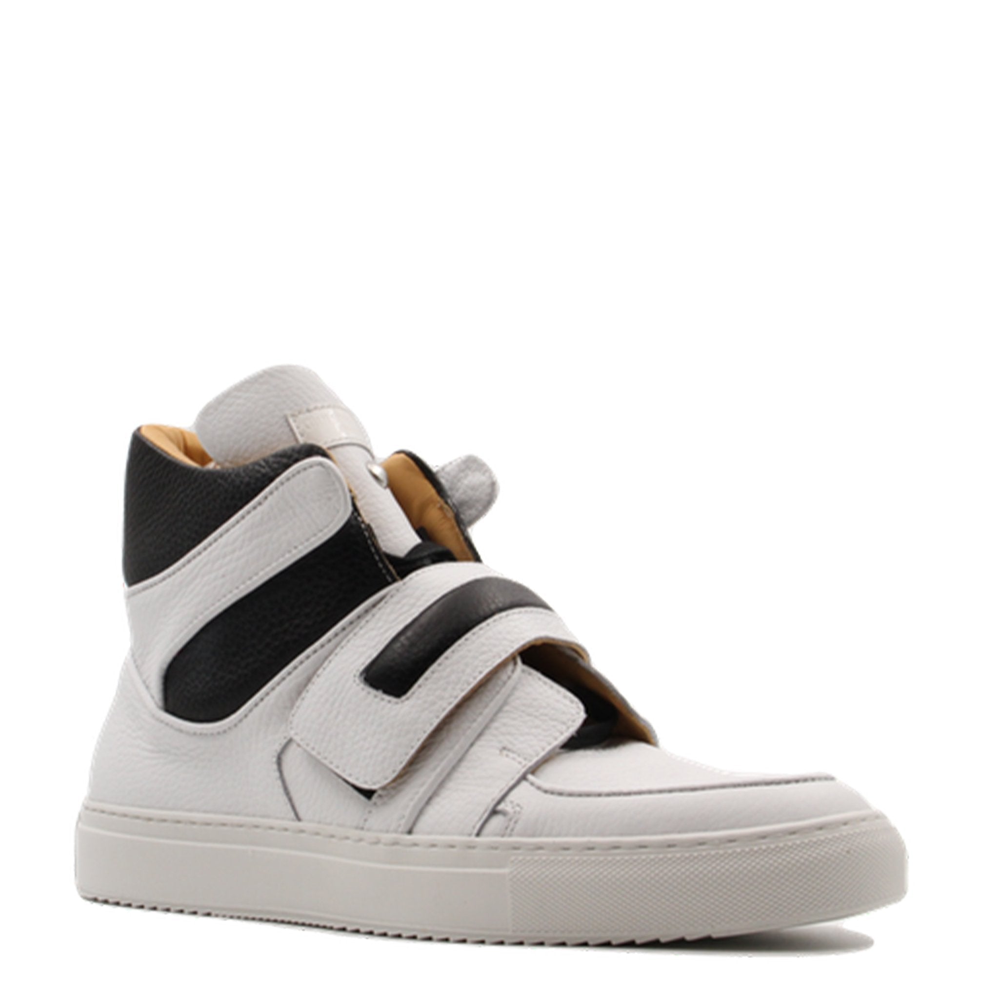 Roma White | Black | Leather | Limited Edition - Giuliano Galiano | Handcrafted Luxury Sneakers Made In Italy