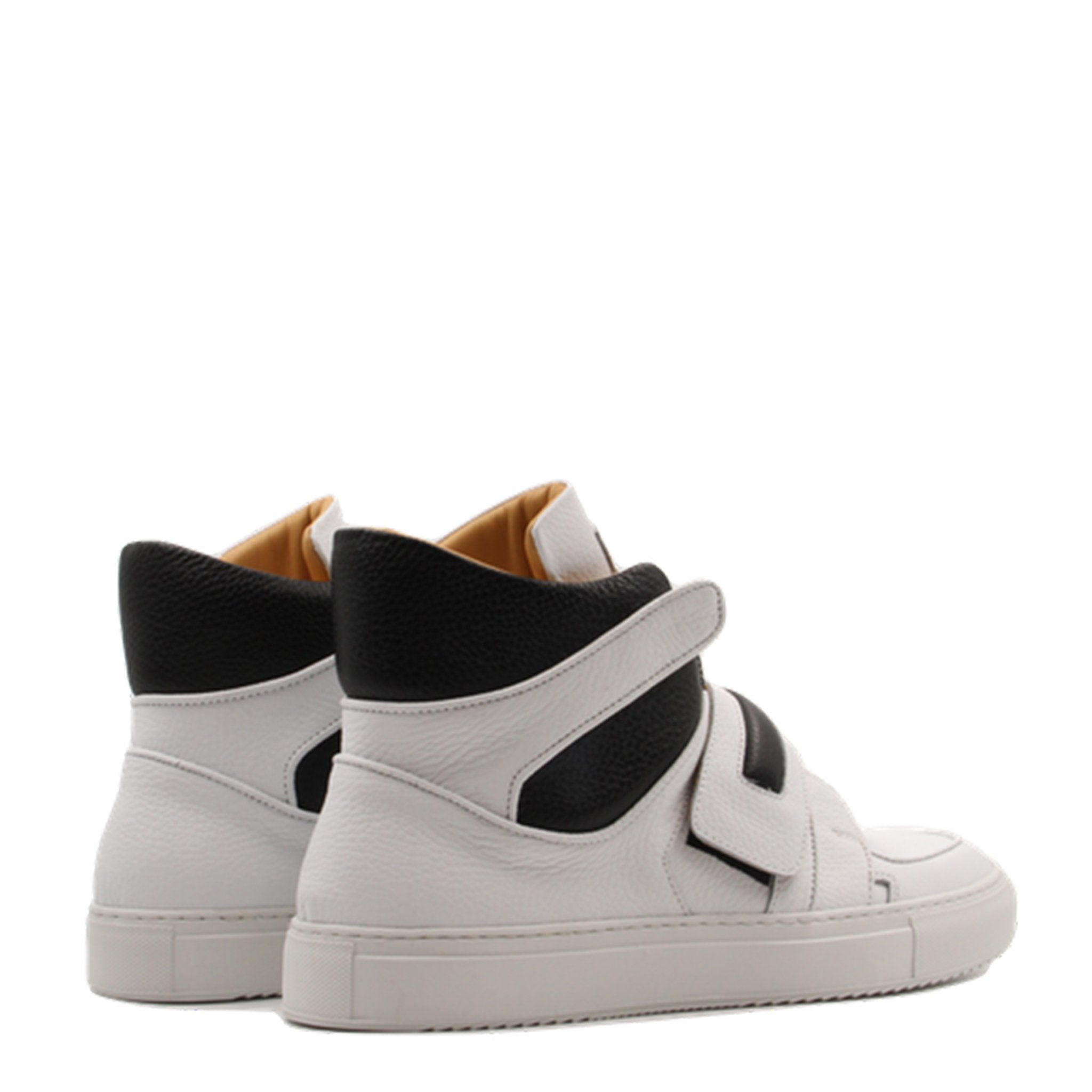 Roma White | Black | Leather | Limited Edition - Giuliano Galiano | Handcrafted Luxury Sneakers Made In Italy