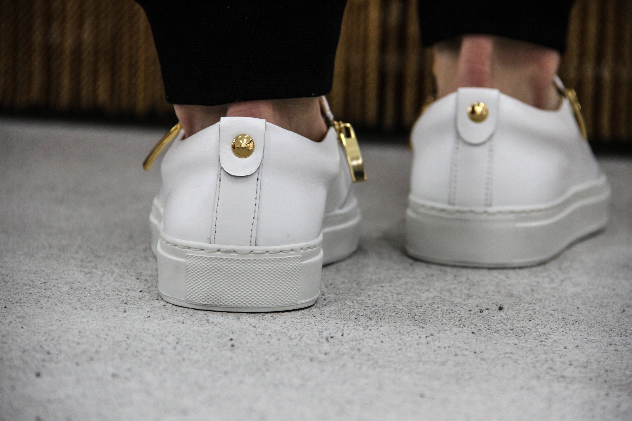 Slip - on White | White | Leather - Giuliano Galiano | Handcrafted Luxury Sneakers Made In Italy